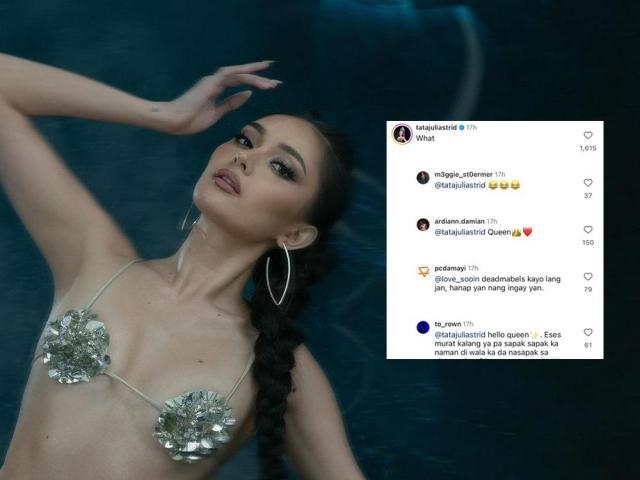 Miss Cosmo International comment on Ahtisa Manalo instagram