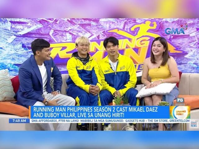 Mikael Daez, Buboy Villar in Unang Hirit