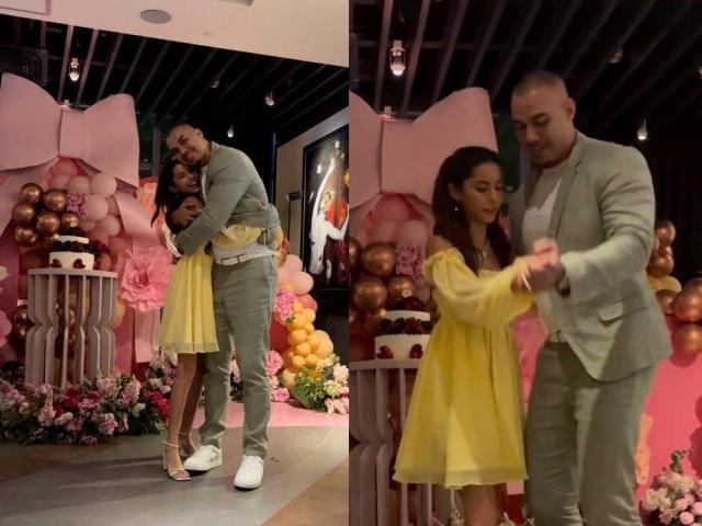 Kendra Kramer dances with dad Doug Kramer 