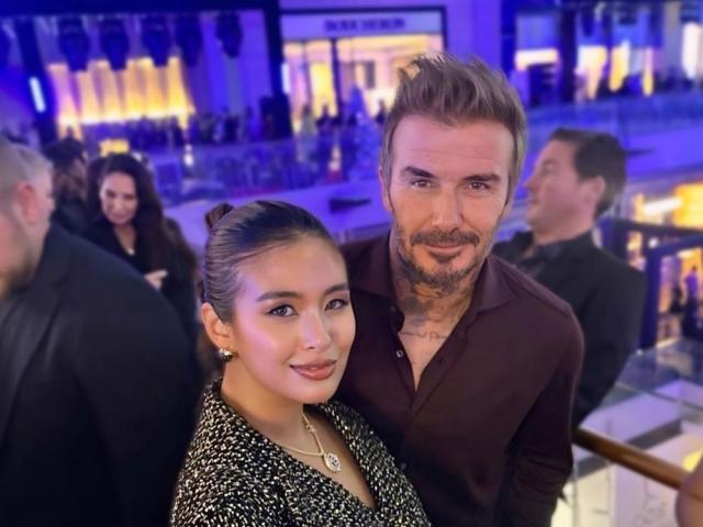 gabbi garcia and david beckham
