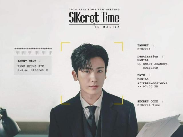 Park Hyung-sik 'SIKcret Time' fan meeting in Manila
