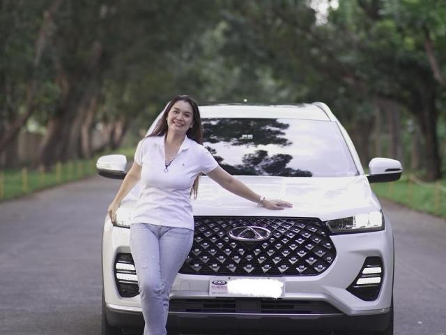 Nadine Samonte and her dream car