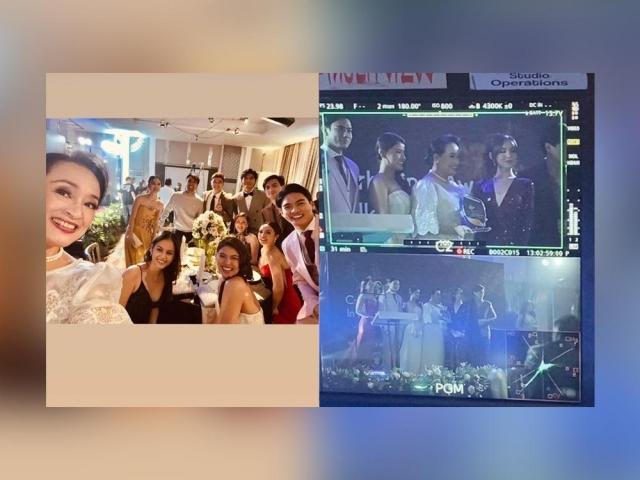 Coney Reyes and the cast of Shining Inheritance