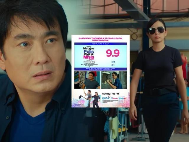 Bong Revilla Jr Beauty Gonzalez at WMNP ratings art card