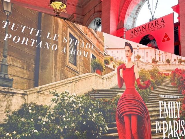 Sofia Pablo at Emily in Paris premiere night