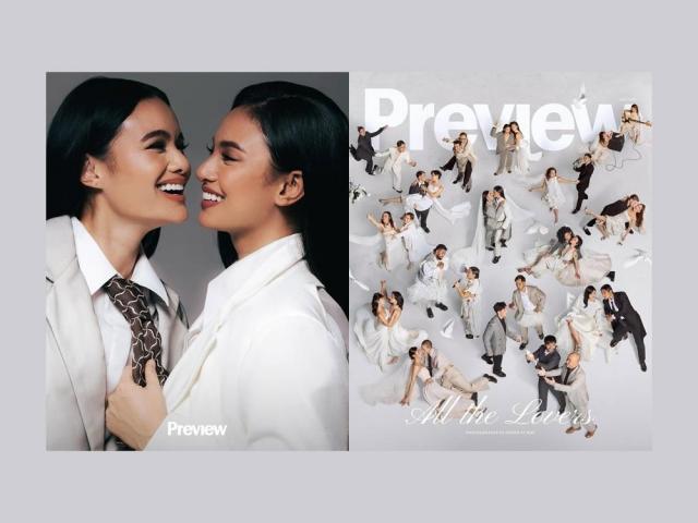 Klea Pineda Katrice Kierulf in Preview Magazine