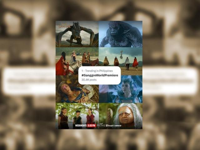 Encantadia Chronicles Sanggre world premiere trending