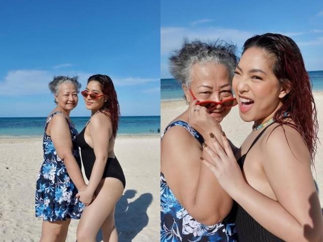 Rita Danela and mother