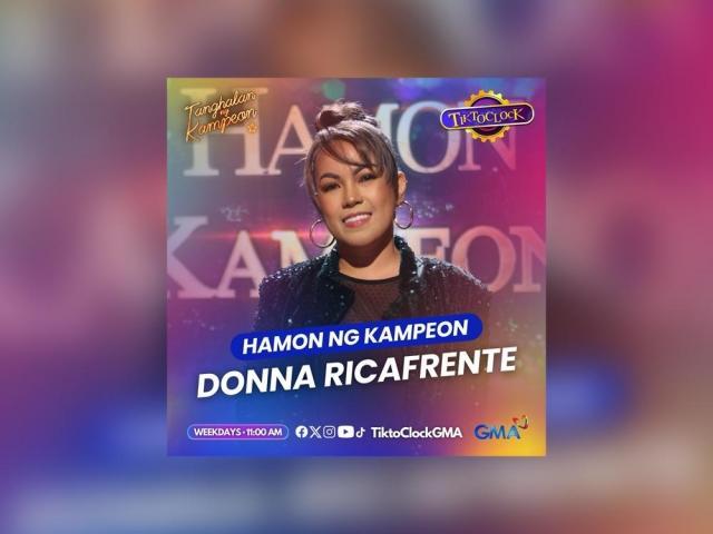 Donna Ricafrente in Hamon ng Kampeon