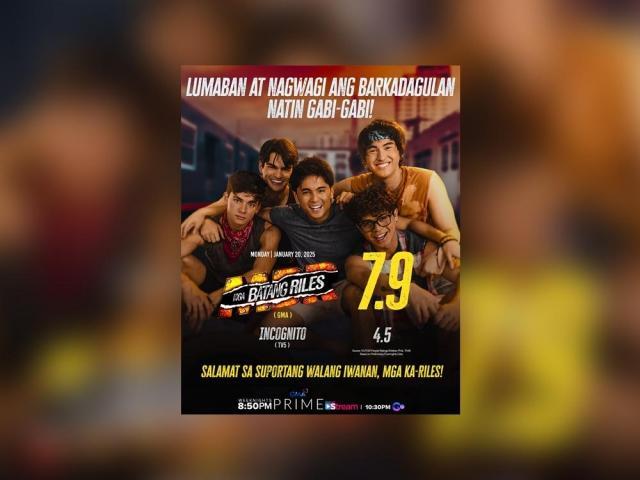 Mga Batang Riles ratings