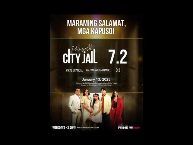 Prinsesa Ng City Jail pilot episode ratings