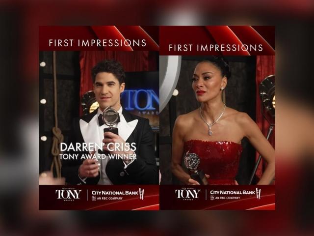 Nicole Scherzinger and Darren Criss
