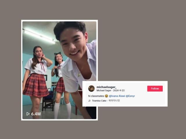 Michael Sager, Ivana Alawi and Esnyr past collab