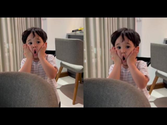 Son of Billy Crawford and Collen Garcia Amari