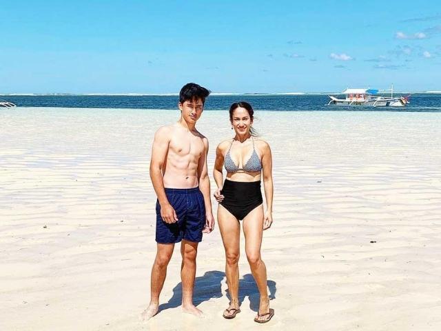 Ina Raymundo greets his son Jacob Poturnak on his birthay