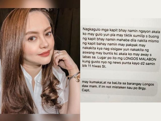 Angelika dela Cruz posts response to a netizen who said they found a tiktik in the area
