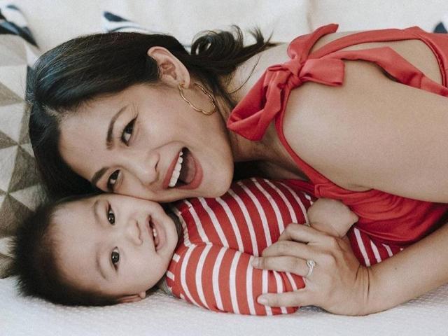 Miriam Quiambao teaches Baby Elijah household chores