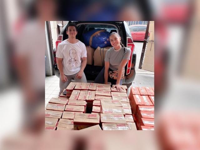 Michele Gumabao relief efforts