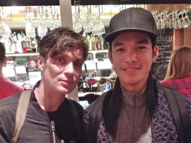 Mark Bautista posts photo with Cillian Murphy
