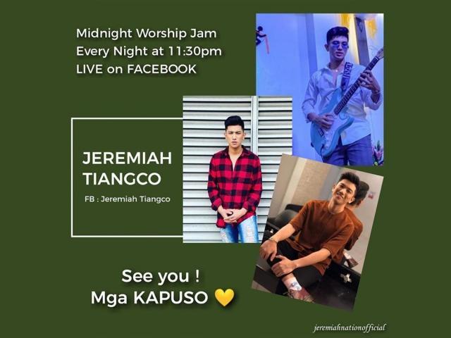 Jeremiah Tiangco online worship jam