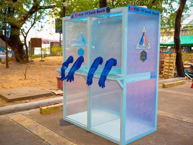 Quezon City swabbing booths