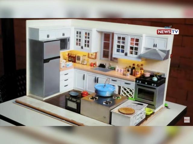 miniature kitchen