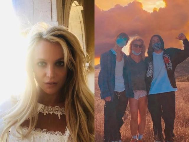 Britney spears with sons