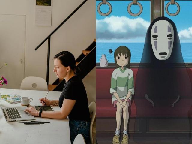 female animator and spirited away still