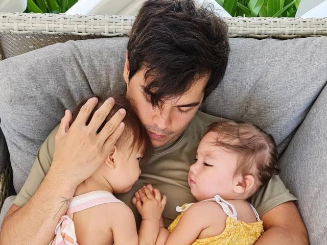 Erwan Heussaff, Dahlia Amelie, and Thylane Katana