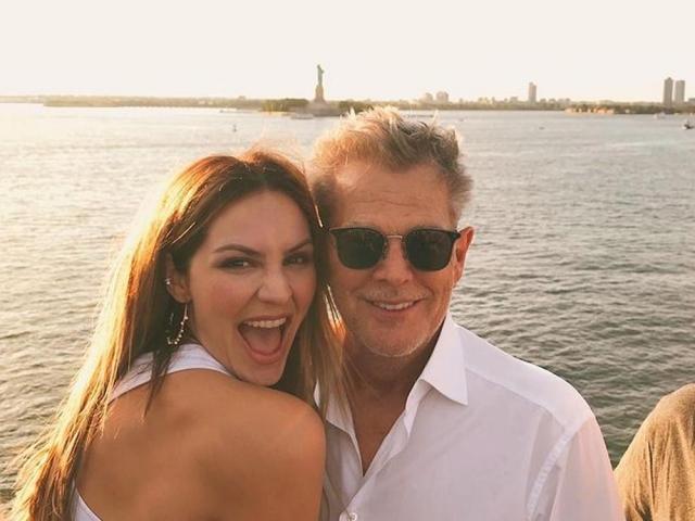 Katharine McPhee and David Foster