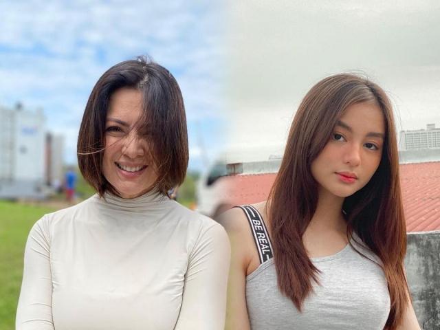 Alice Dixson and Shane Sava