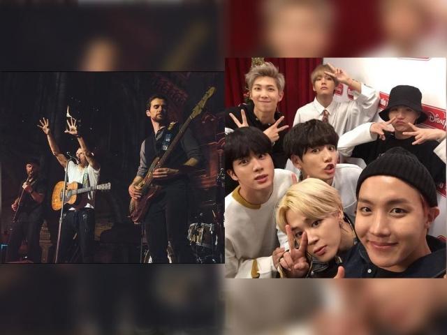Coldplay and BTS