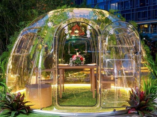 Hilton Manila's Vubble Pods