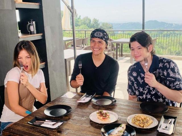 Solenn Heussaff, Gil Cuerva, Chef JR Royol in Taste Buddies
