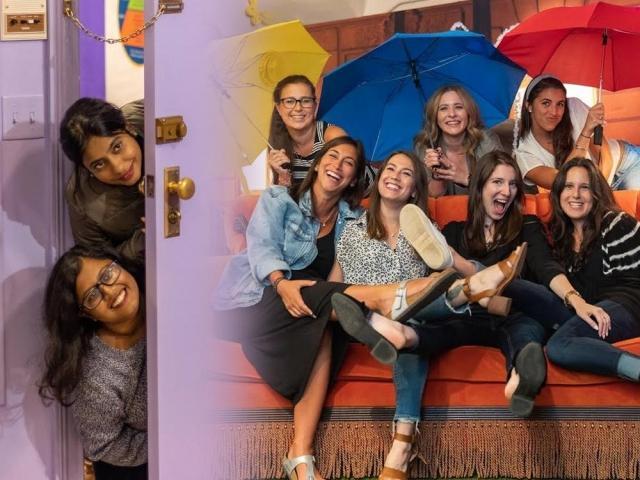 people at the friends experience