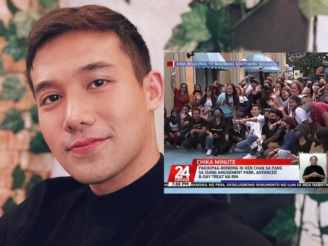 Ken Chan with fans