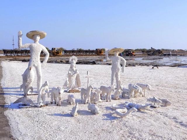 salt sculptures in Bolinao