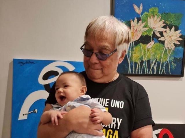 Joey de Leon and grandson Jakob de Leon
