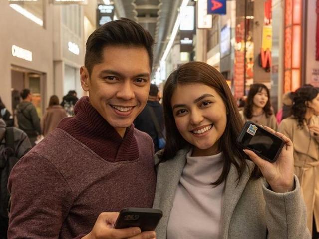 Trina Candaza and Carlo Aquino