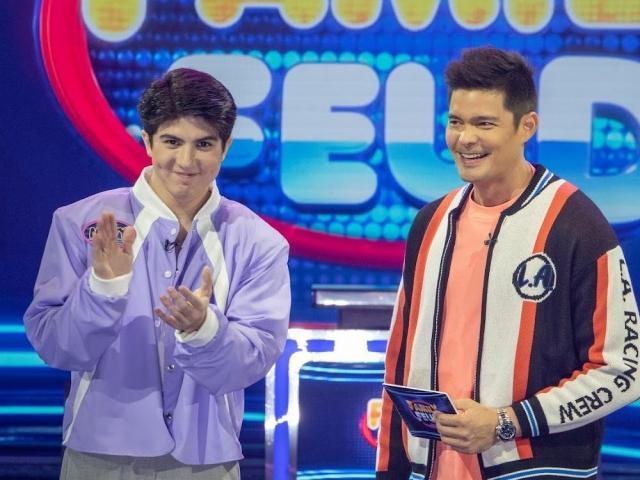 Mavy Legaspi and Dingdong Dantes in Family Feud