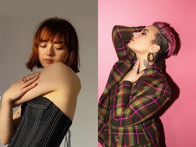 Maisie Williams and Demi Lovato