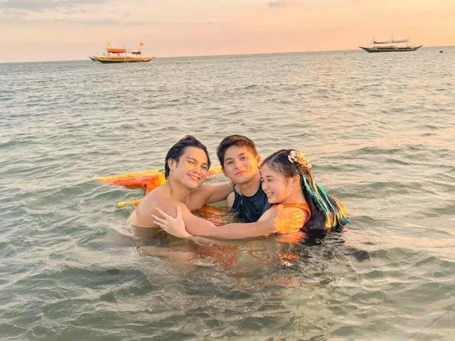 Saviour Ramos Allen Ansay and Sofia Pablo in Raya Sirena