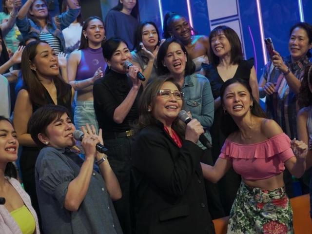 Annette Gozon-Valdes, Joy Marcelo, Tracy Garcia, Cory Vidanes on Its Showtime