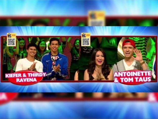 Kiefer at Thirdy Ravena, Antoinette at Tom Taus