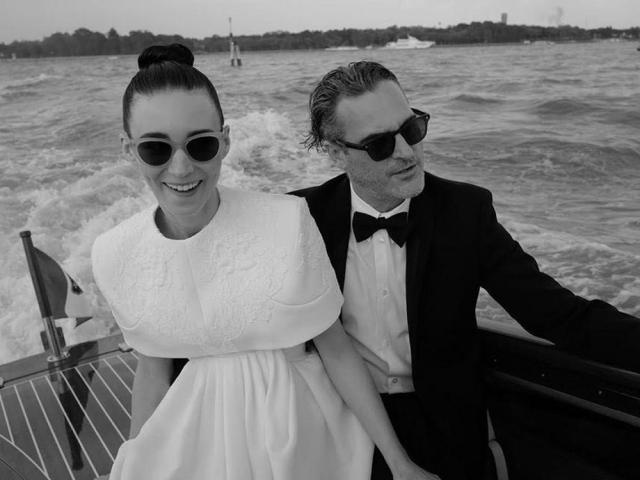 Joaquin Phoenix and Rooney Mara