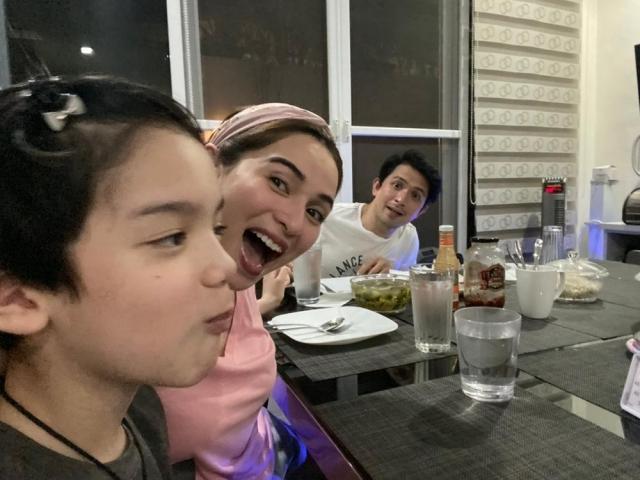 Jennylyn Mercado with Alex Jazz and Dennis Trillo