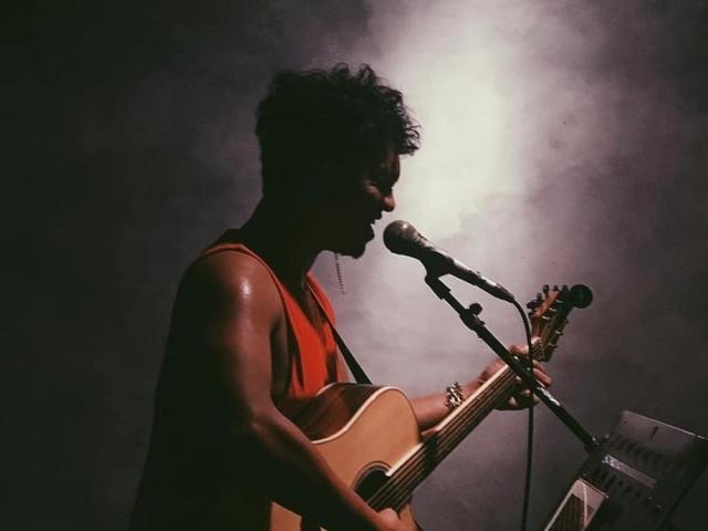 Nar performs with his parents