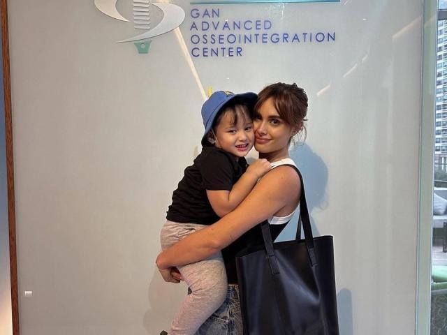 pancho magno with son skye anakin