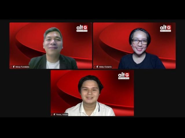 Mcoy Fundales, Abby Clutario, and Anton Paras