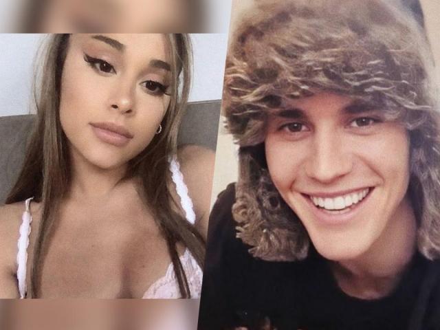 Ariana Grande and Justin Bieber